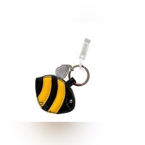 NWT Coach Bumble Bee Keychain